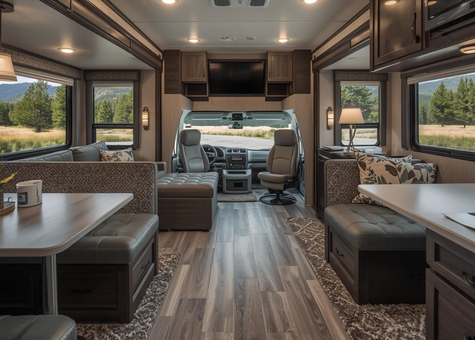 cozy rv living room
